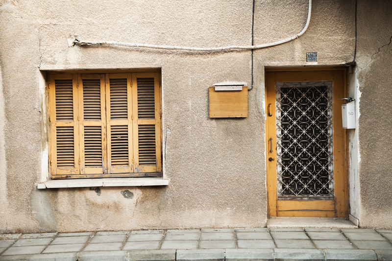 Travel photography of urban Larnica, Cyprus.