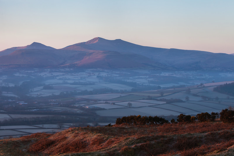 Pen y Fan and the Brecon Beacons National Park.
