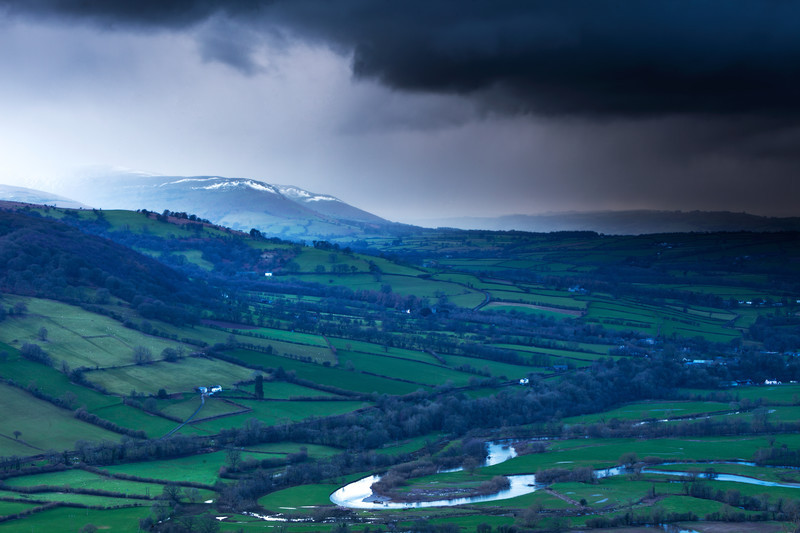 Pen y Fan and the Brecon Beacons National Park.