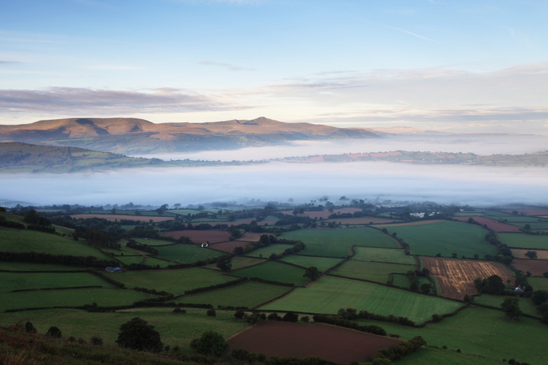 Fine art landscape photography taken from the stunning location of the Brecon Beacons National Park.
