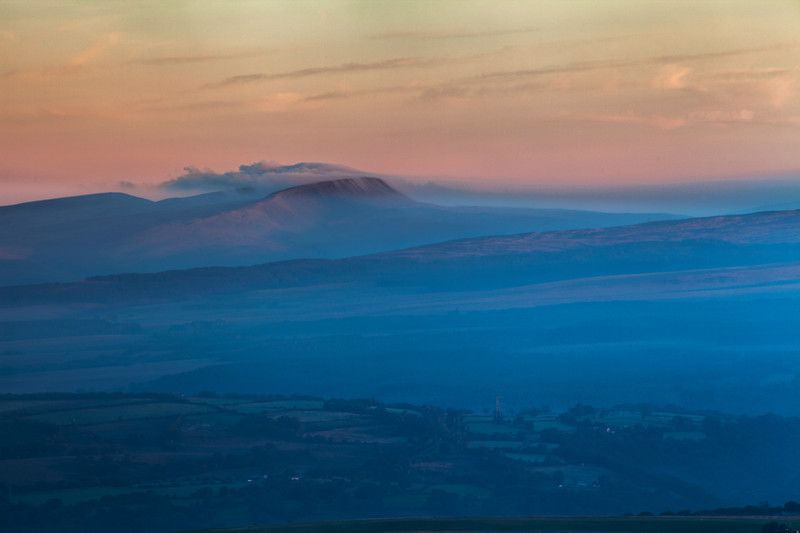 Fine art landscape photography taken from the stunning location of the Brecon Beacons National Park.