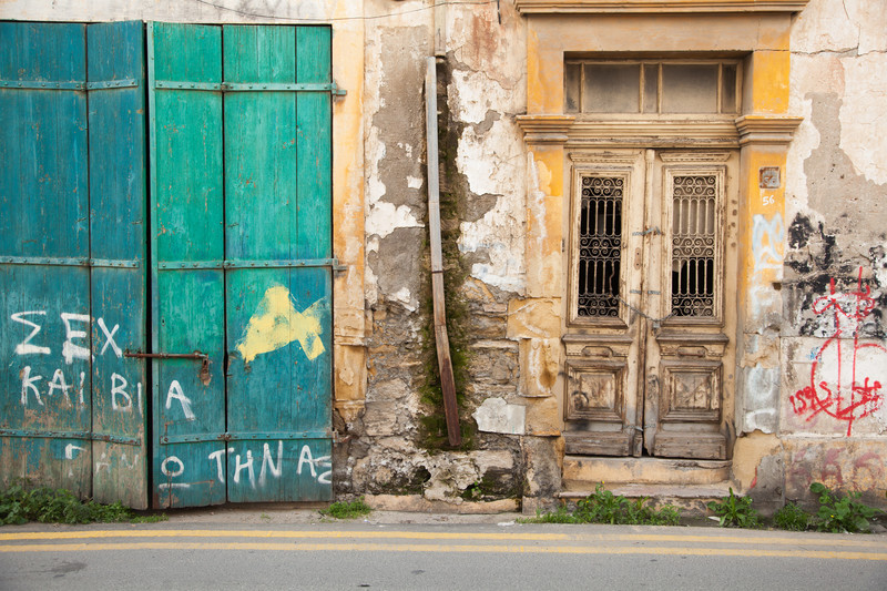 Travel photography of urban Larnica, Cyprus.
