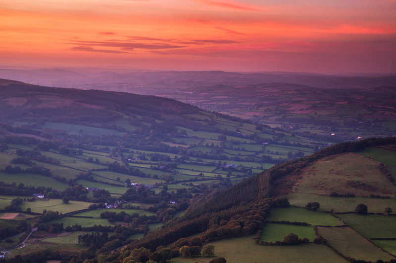 Fine art landscape photography taken from the stunning location of the Brecon Beacons National Park.