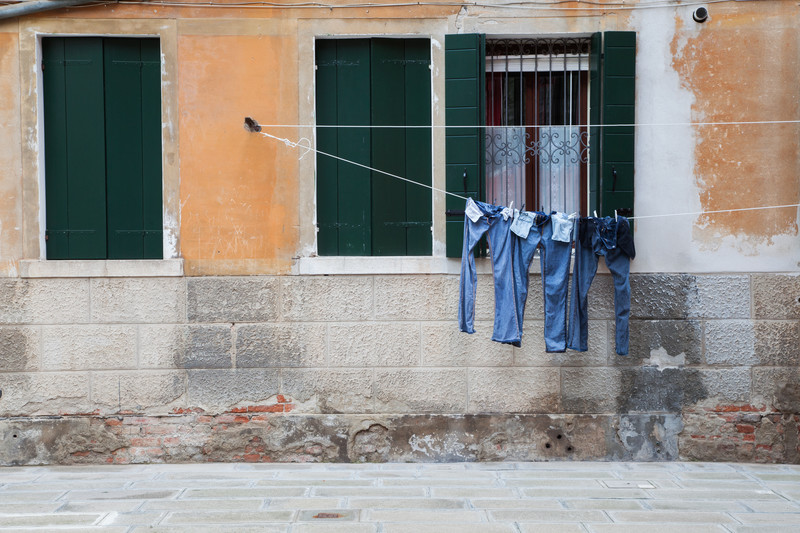 Urban photography of the streets in Venice.