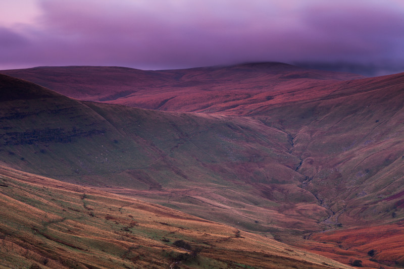 Fine art landscape photography taken from the stunning location of the Brecon Beacons National Park.