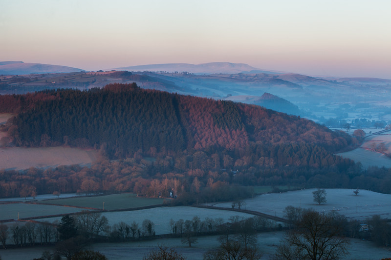 Pen y Fan and the Brecon Beacons National Park.