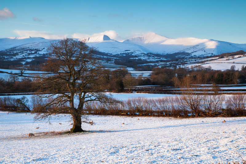 Snow in the Brecon Beacons