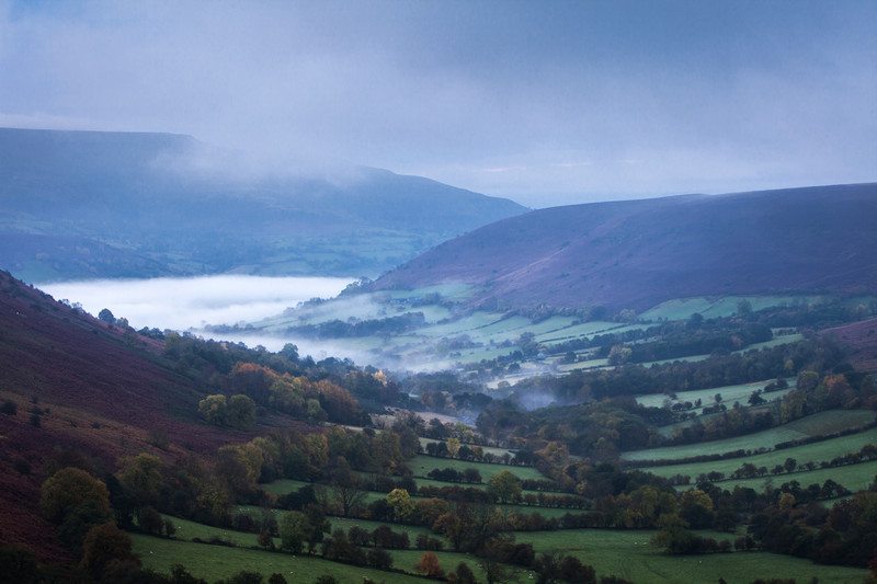 Fine art landscape photography taken from the stunning location of the Brecon Beacons National Park.