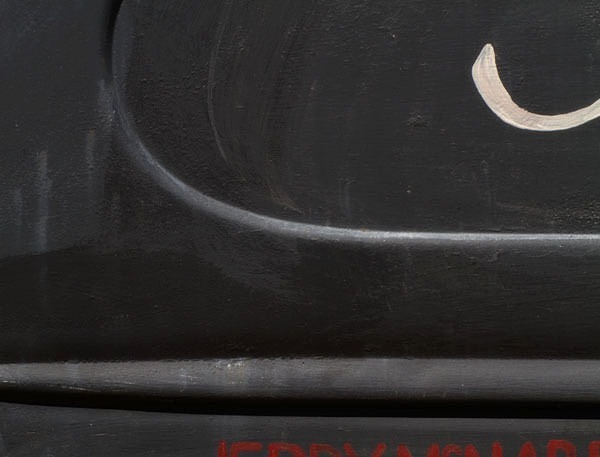 metal curves, vintage truck - PARTS OF VEHICLES
