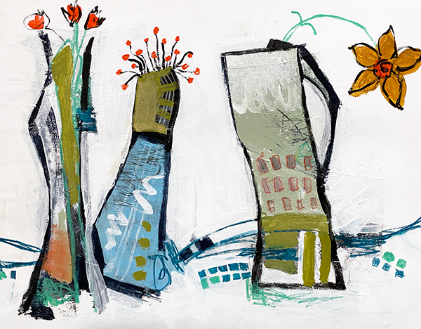  - FLOWERS IN VASES...SORT OF