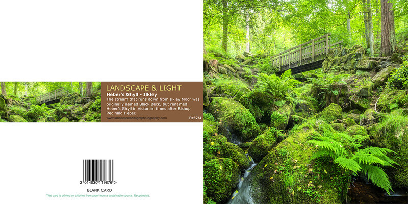 Ref 274 Hebers Ghyll - Yorkshire Greetings Cards