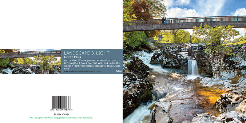 Ref 80 Linton Falls - Yorkshire Greetings Cards