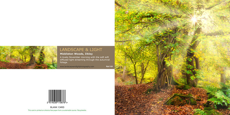 Ref 101 Middleton Woods Ilkley - Yorkshire Greetings Cards