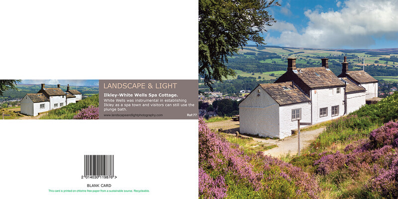 77 White Wells Ilkley - Yorkshire Greetings Cards