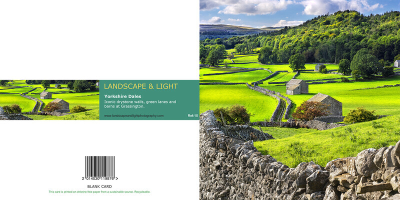 Ref 15 grassington walls - Yorkshire Greetings Cards