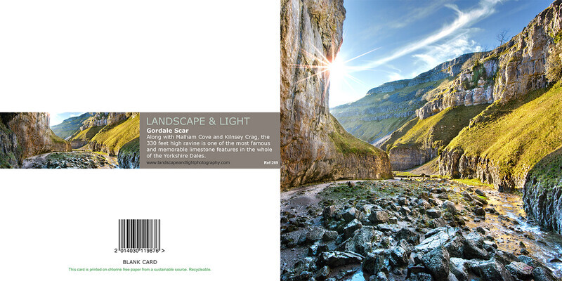 Ref 269 Gordale Scar - Yorkshire Greetings Cards