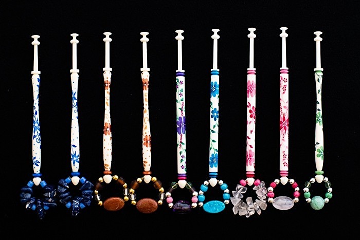 Semi Precious spangle Bone - Bobbins Gallery