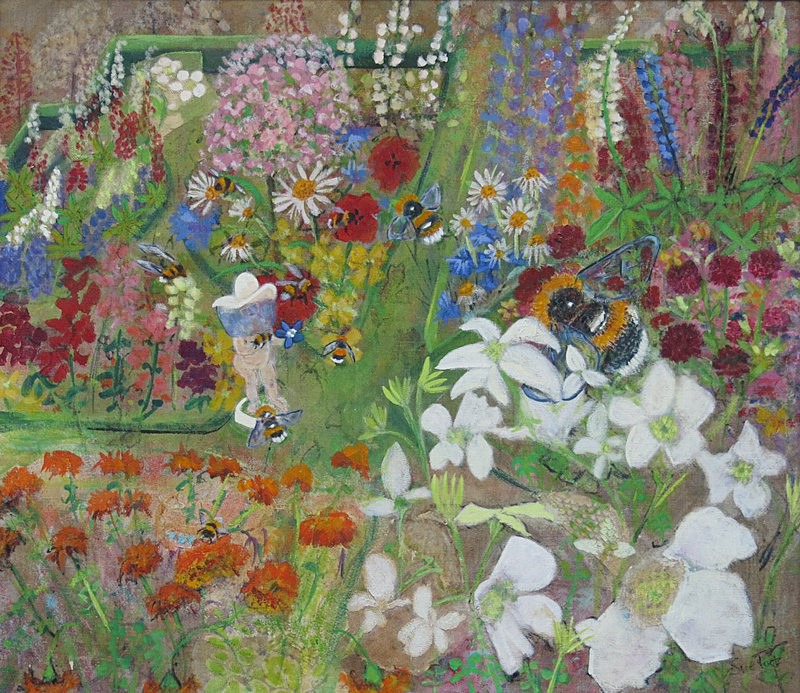 Bumbling round the Garden - Floribundus