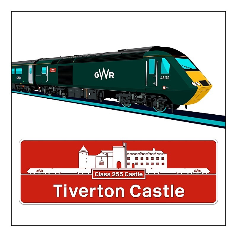 GWR Castle Class HST 43172 - Castle HST's