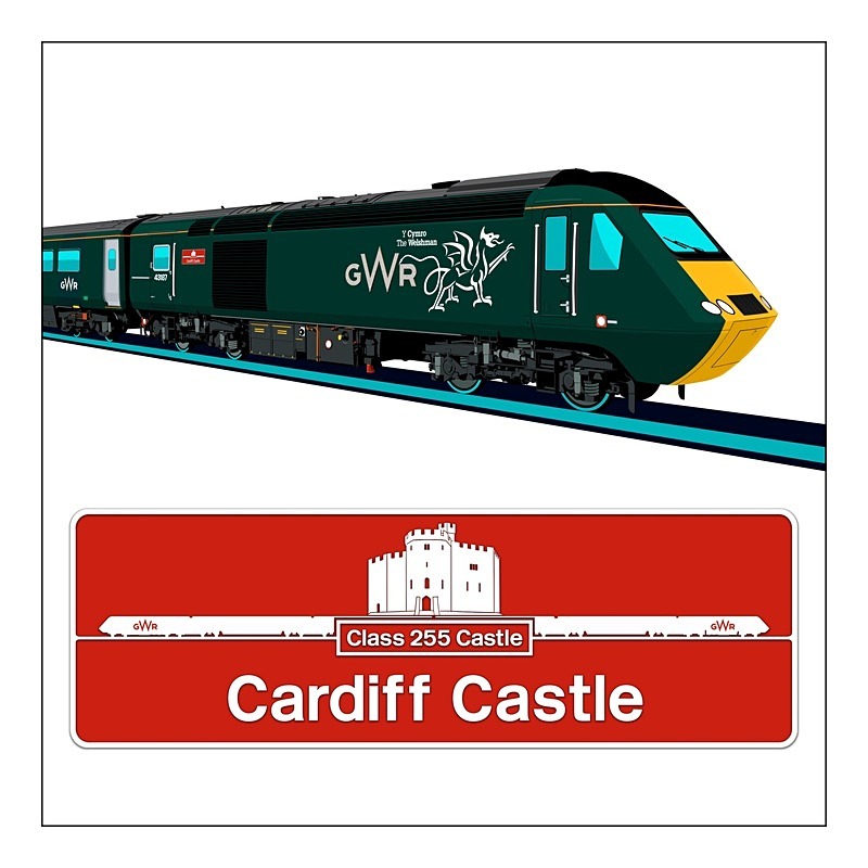 GWR Castle Class HST 43187 - Castle HST's