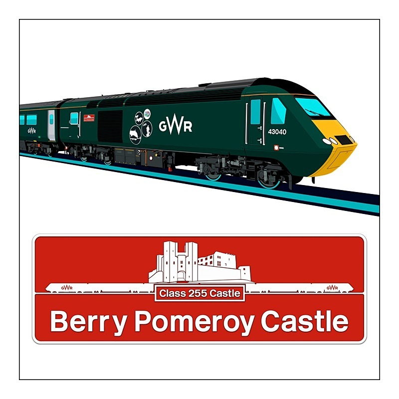 GWR Castle Class HST 43040 - Castle HST's