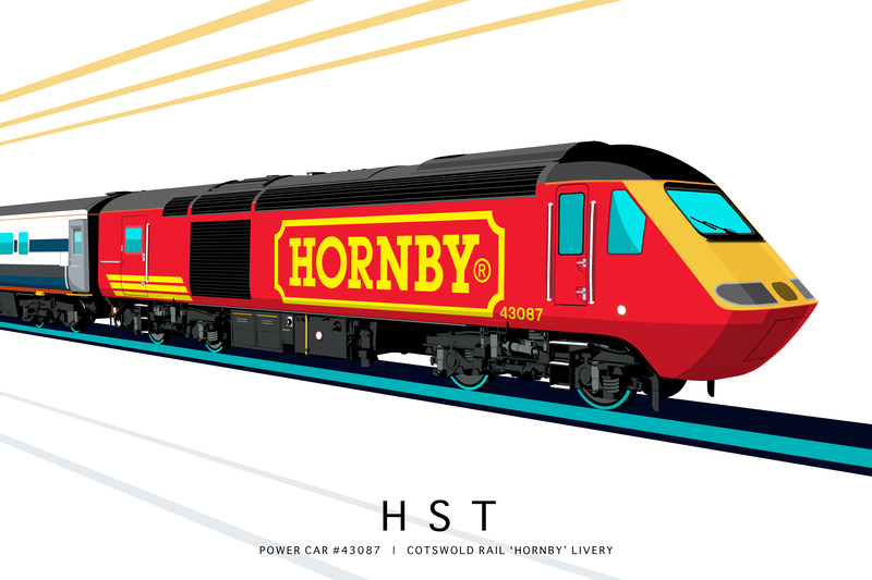 Power Car 43087 Cotswold Rail Hornby Livery 1095