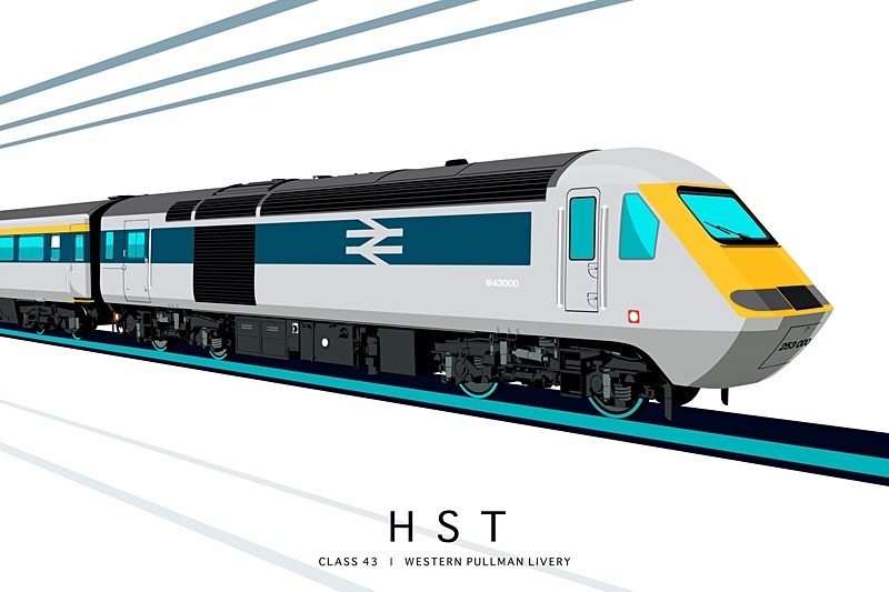 CLASS 43 | WESTERN PULLMAN LIVERY (LIMITED EDITION 1 of 25) - FICTIONAL HST LIVERIES