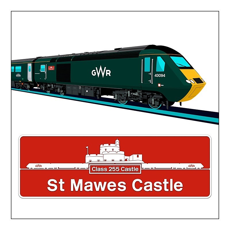 GWR Castle Class HST 43094 - Castle HST's