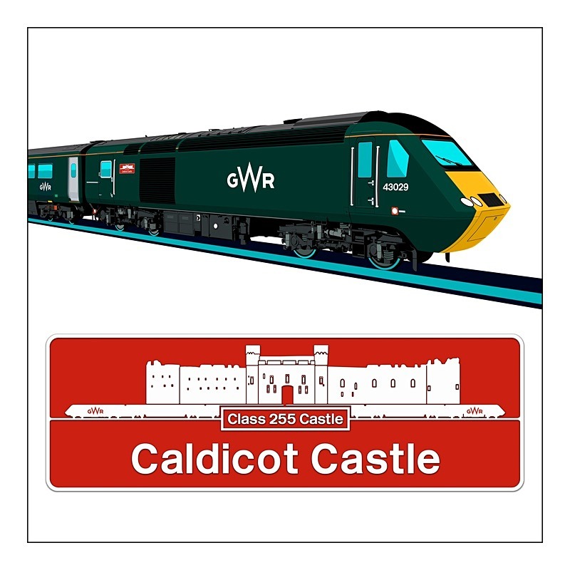GWR Castle Class HST 43029 - Castle HST's