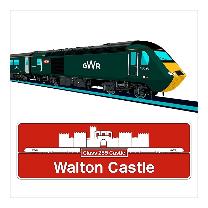 GWR Castle Class HST 43098 - Castle HST's