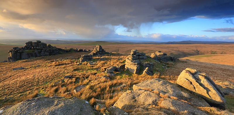 Great Mis Tor Panorama - Dartmoor Landscapes Prints