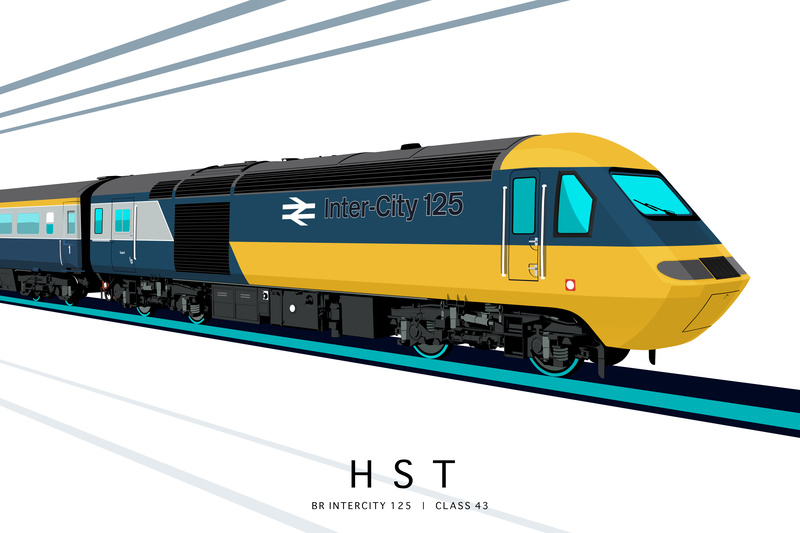 BR INTERCITY 125 (EDITION 1) - GRAPHIC ARTWORK