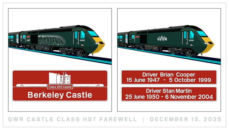 Castle HST Farewell  |  43093 & 43198 - Castle HST's