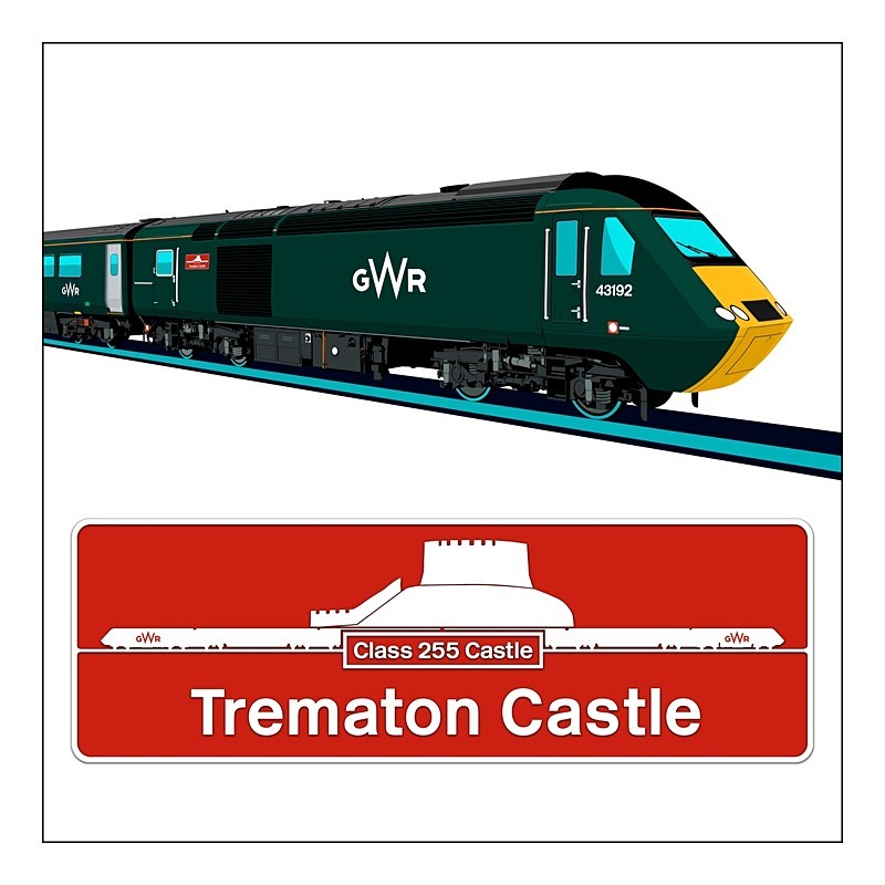 GWR Castle Class HST 43192 - Castle HST's