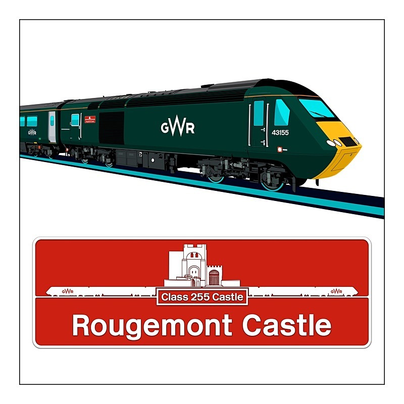 GWR Castle Class HST 43155 - Castle HST's