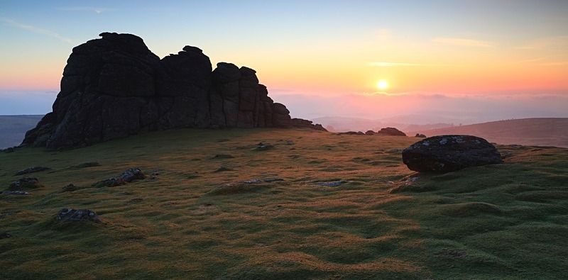 Haytor Sunrise - Dartmoor Landscapes Prints