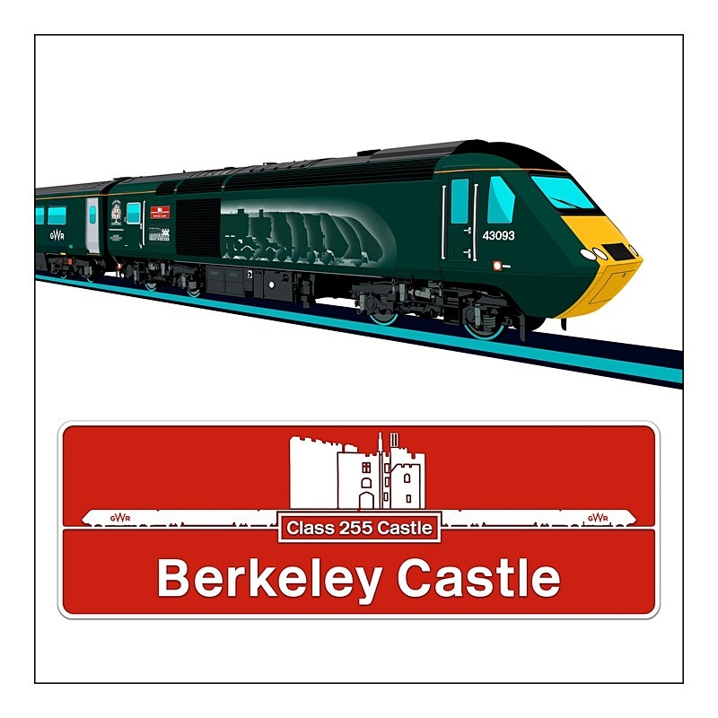 GWR Castle Class HST 43093 - Castle HST's
