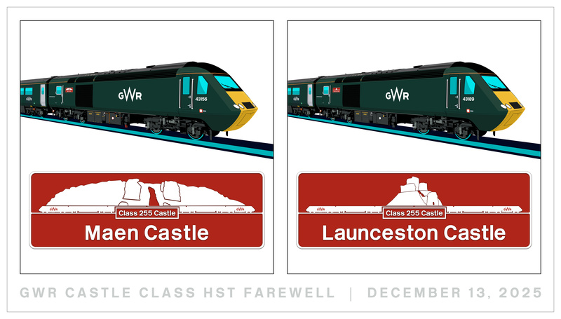 Castle HST Farewell  |  43156 & 43189 - Castle HST's