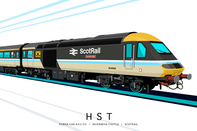 POWER CAR #43123 | SCOTRAIL (LIMITED EDITION 1 of 25) - FICTIONAL HST LIVERIES