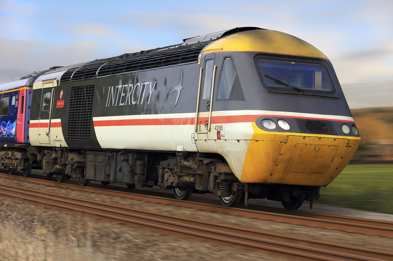 HST #43185 - Intercity Swallow Livery - Locos in Motion - Artwork Prints
