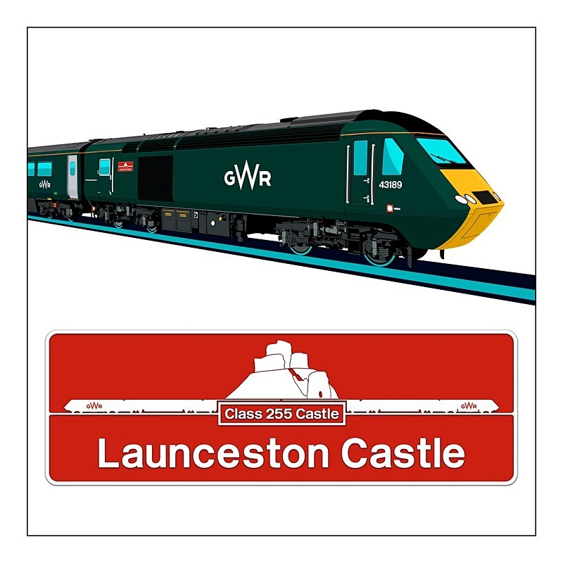 GWR Castle Class HST 43189 - Castle HST's