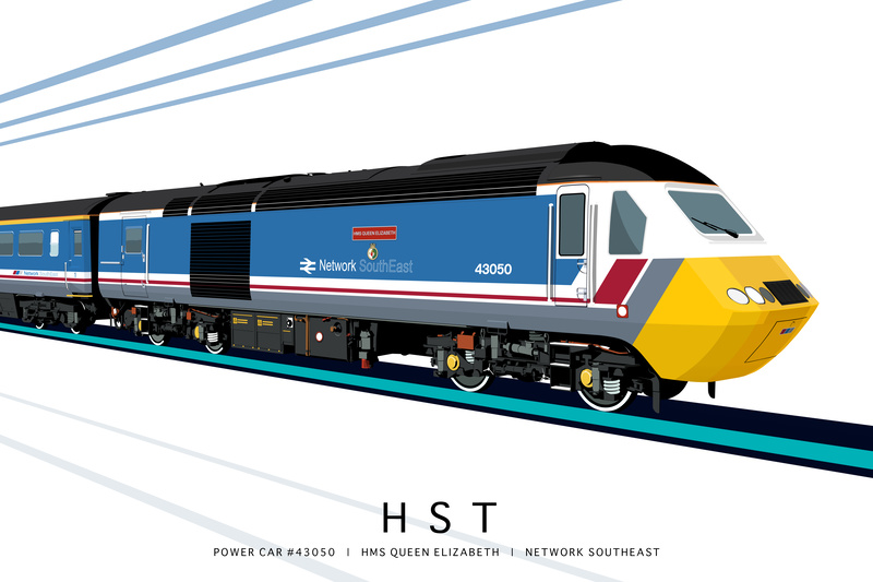 POWER CAR #43050 | NETWORK SOUTHEAST LIVERY (LIMITED EDITION 1 of 25) - FICTIONAL HST LIVERIES