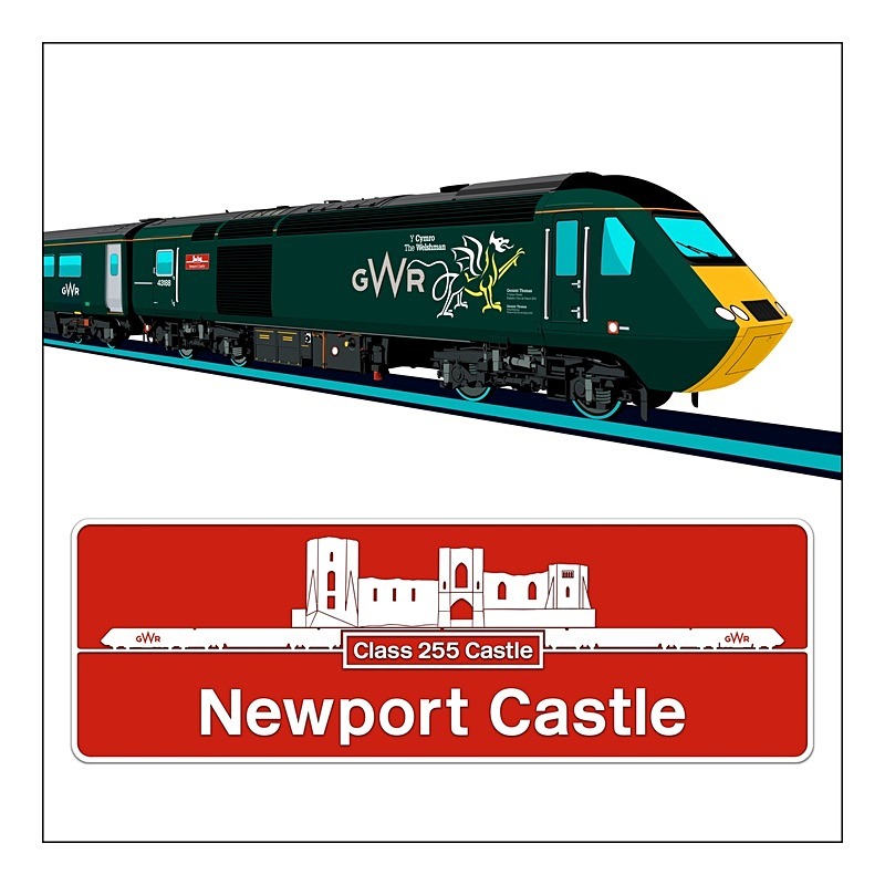 GWR Castle Class HST 43188 - Castle HST's