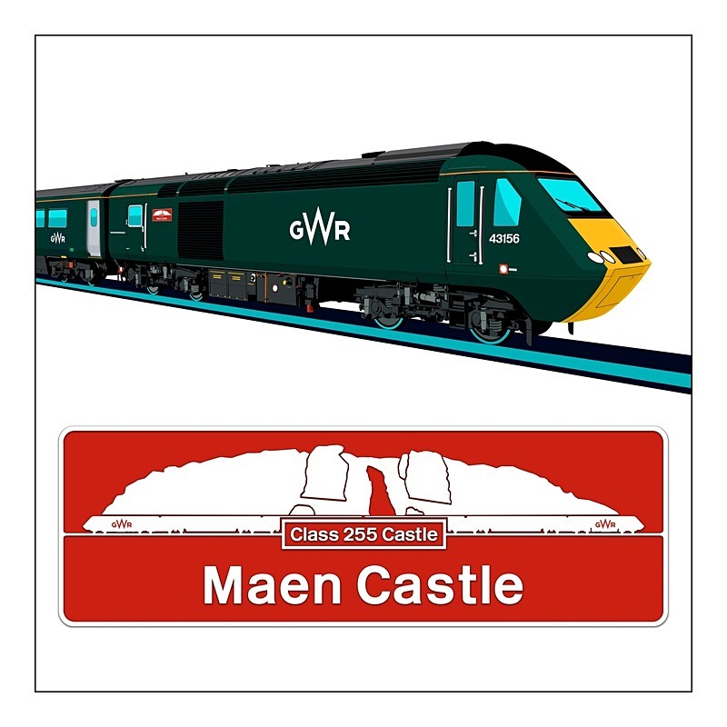 GWR Castle Class HST 43156 - Castle HST's