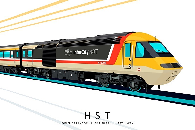 HST POWER CAR #W43002 | BRITISH RAIL | APT LIVERY - FICTIONAL HST LIVERIES