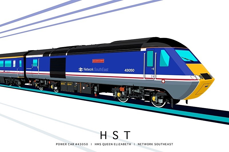 POWER CAR #43050 | NETWORK SOUTHEAST REV (LIMITED EDITION 1 of 25) - FICTIONAL HST LIVERIES