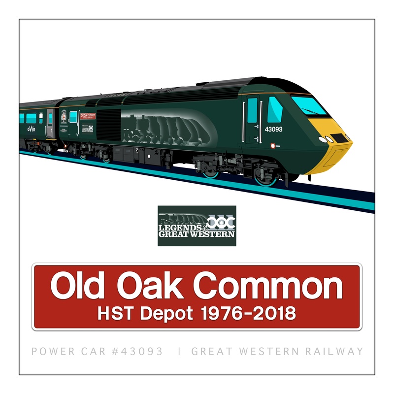 GWR HST POWER CAR 43093 (LIMITED EDITION) - Limited Edition Print Gallery