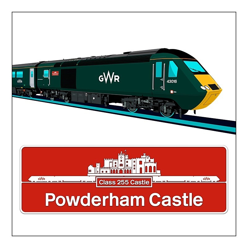 GWR Castle Class HST 43016 - Castle HST's