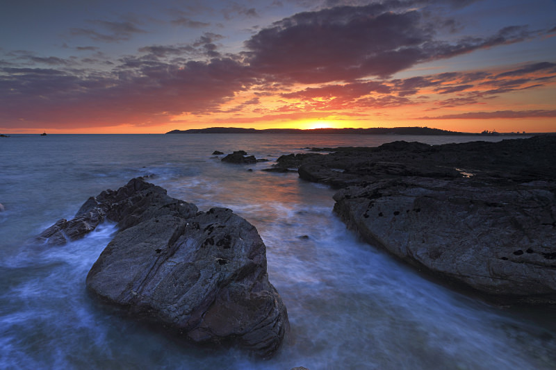 Heybrook Sundown - Coastal Prints