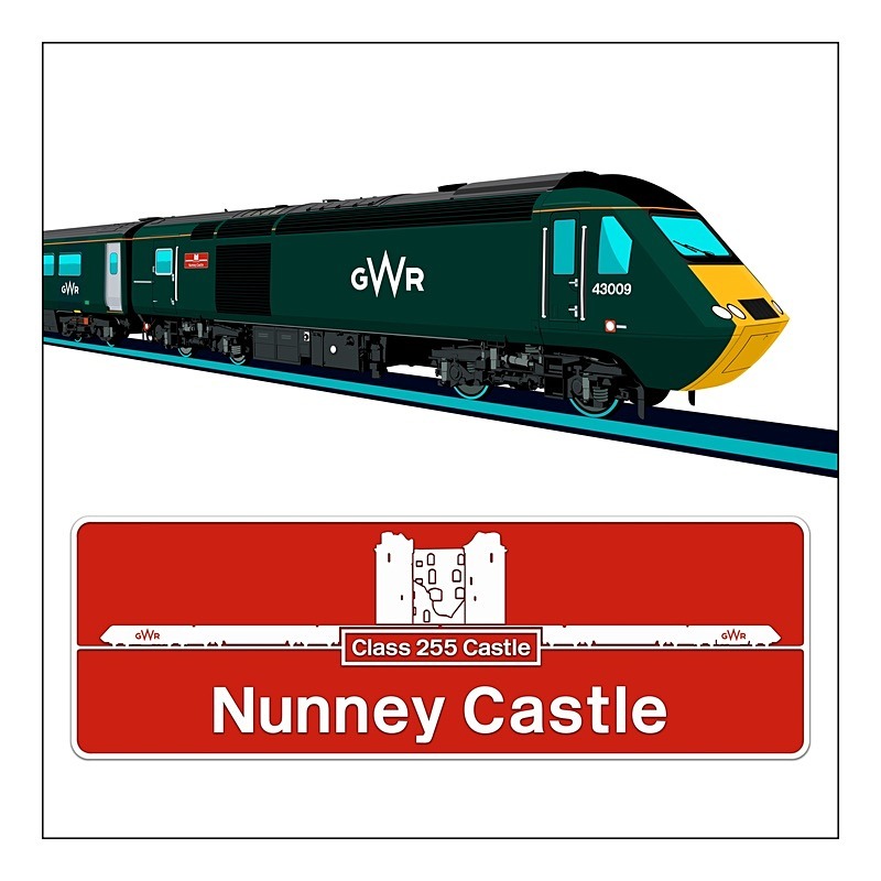 GWR Castle Class HST 43009 - Castle HST's